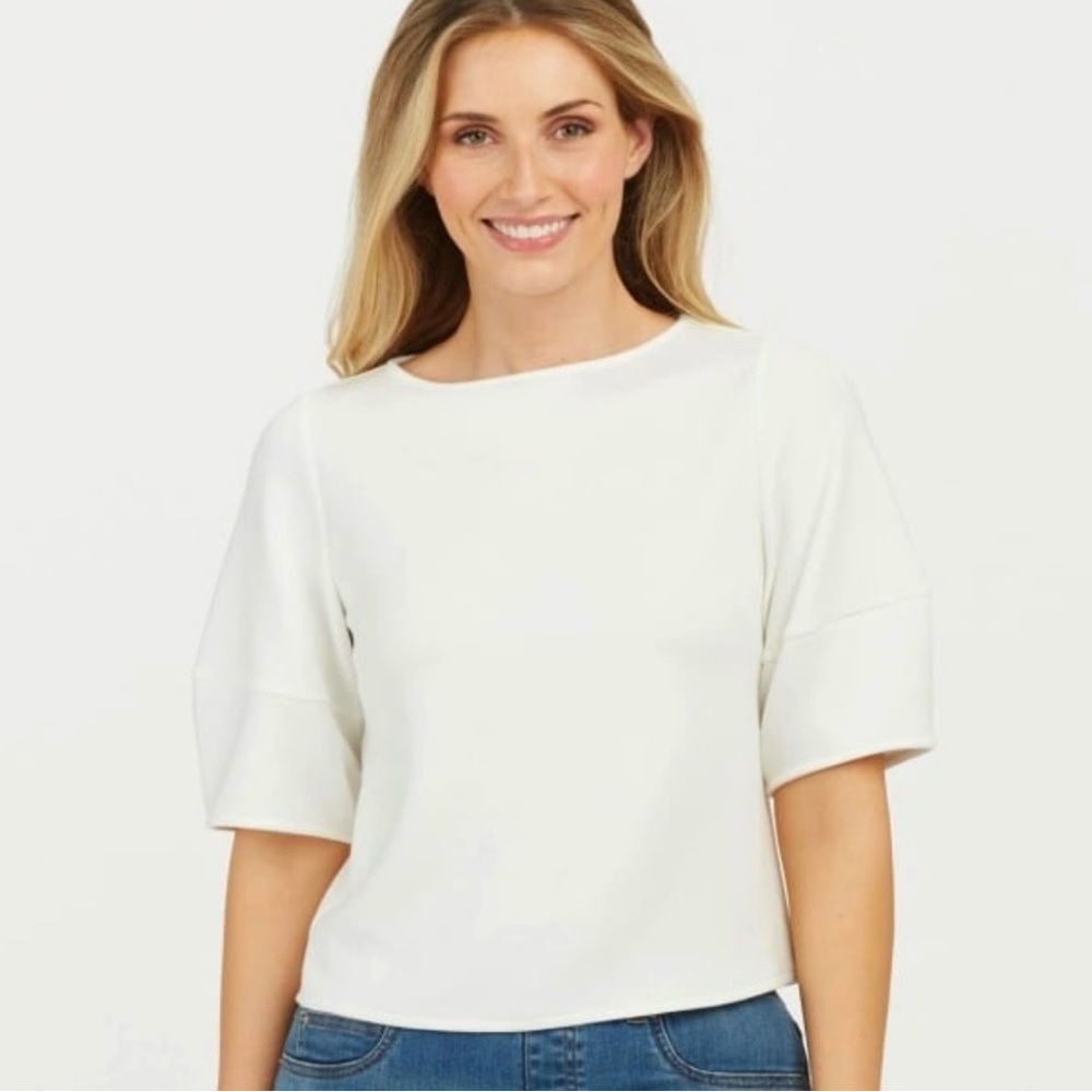 SPANX Airlux Puff Short Sleeve Top